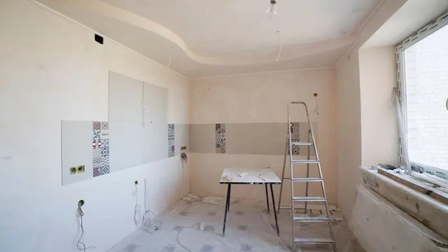 Dekorasyon ve tadilat firması için web sitesi - tadilat halindeki oda
