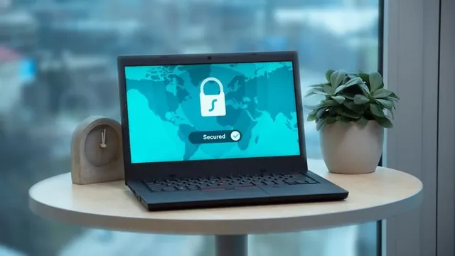 SSL sertifikası nedir - güvenli bağlantı ekranı olan laptop