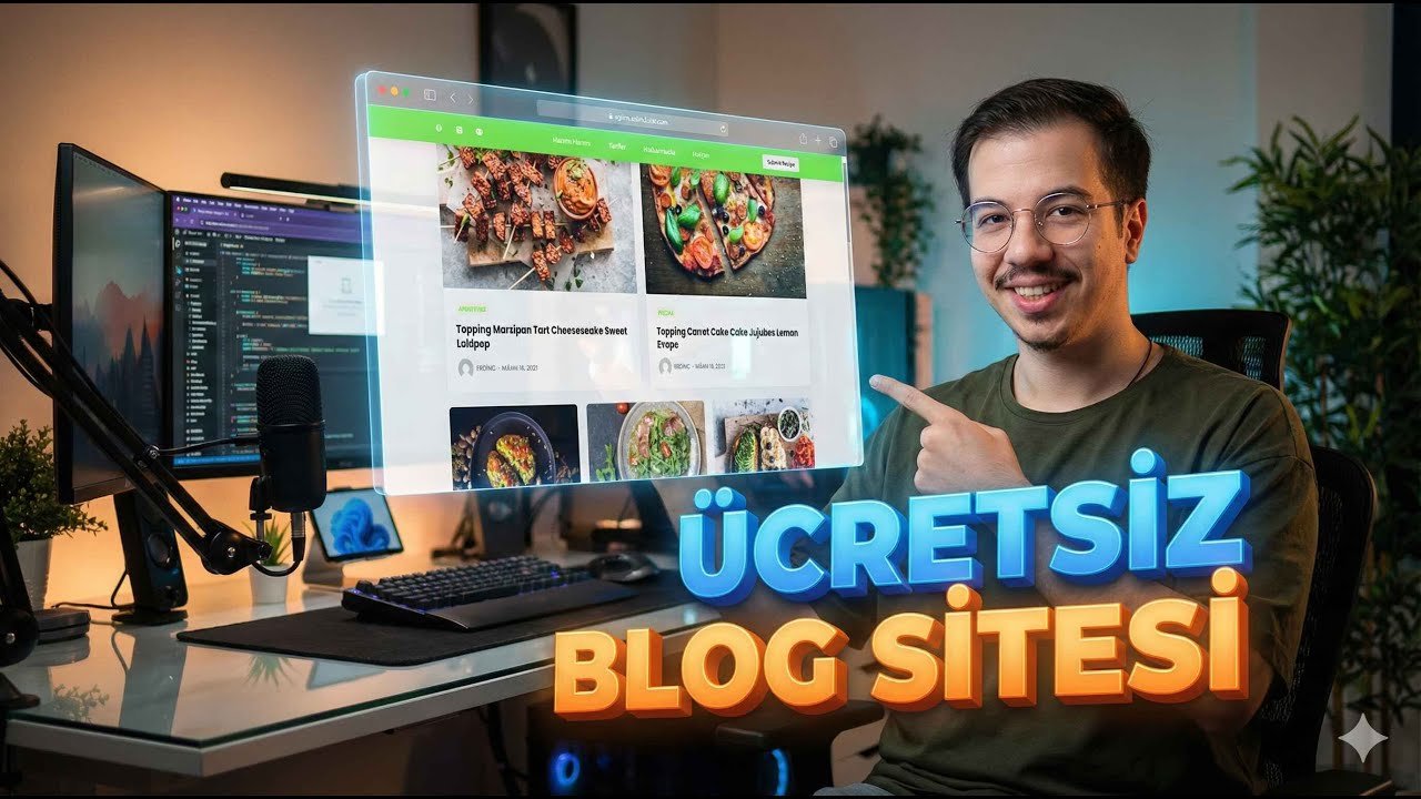 Blocksy teması ve Elementor ile oluşturulmuş ücretsiz blog sitesi ekranı