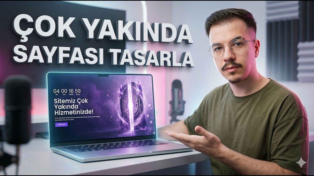 Elementor ile geri sayımlı çok yakında sayfası tasarımı