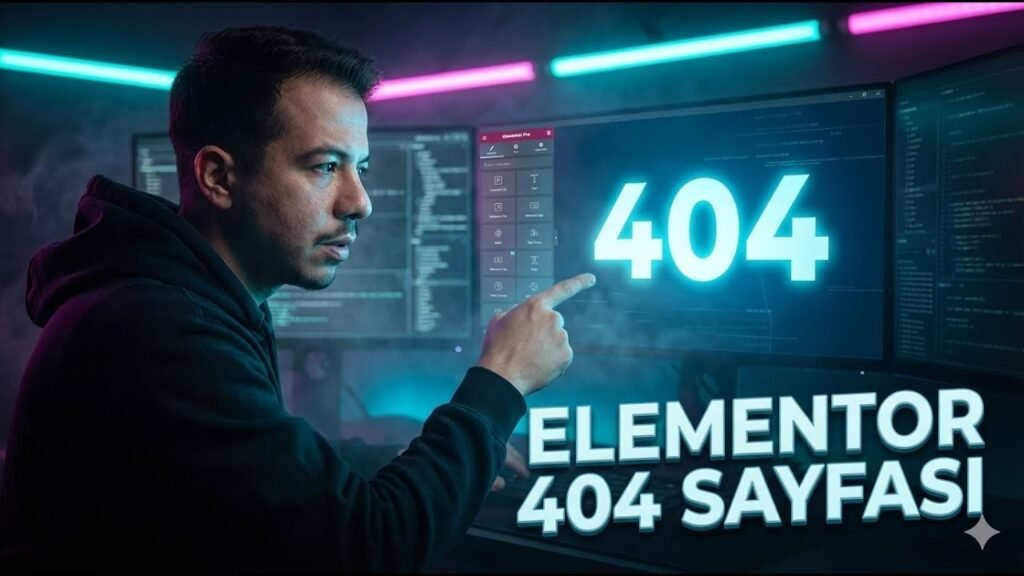 Elementor Pro ile özel 404 sayfası tasarımı
