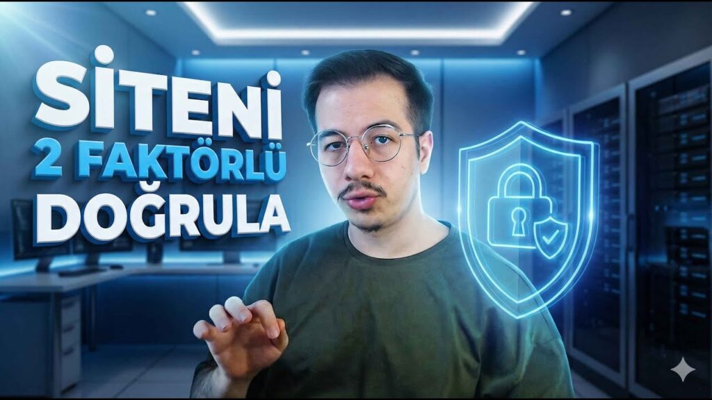 WordPress iki faktörlü doğrulama (2FA) kurulumu ve site güvenliği rehberi görseli